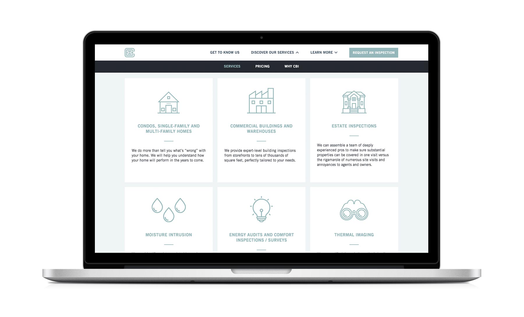 Chicago Building Inpsections Website Screen