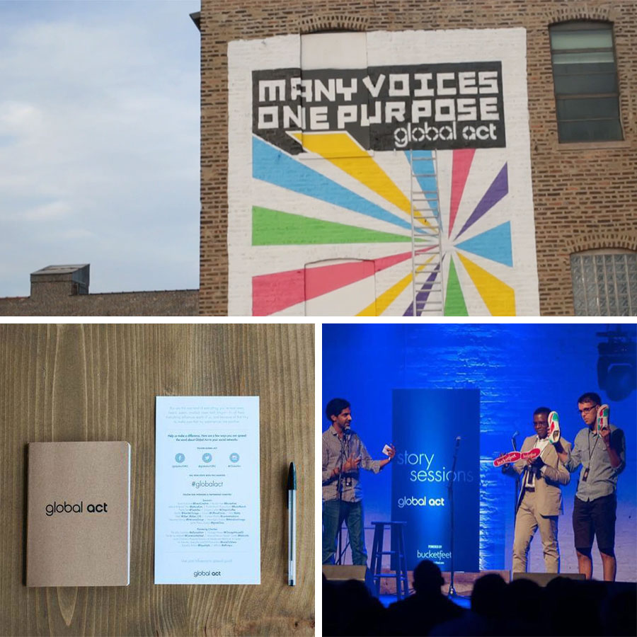 Global Act Identity Featured at an Event