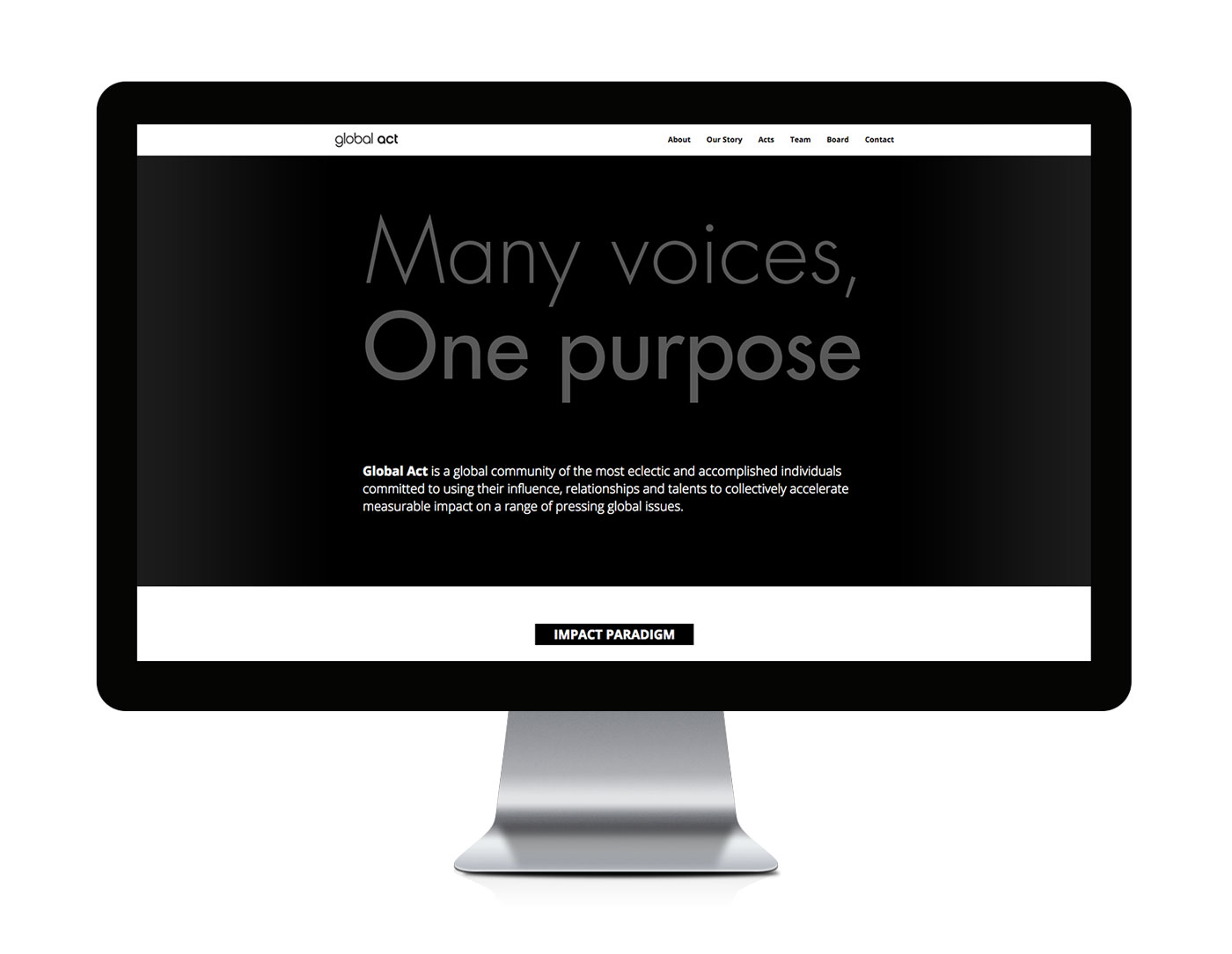 Global Act Website