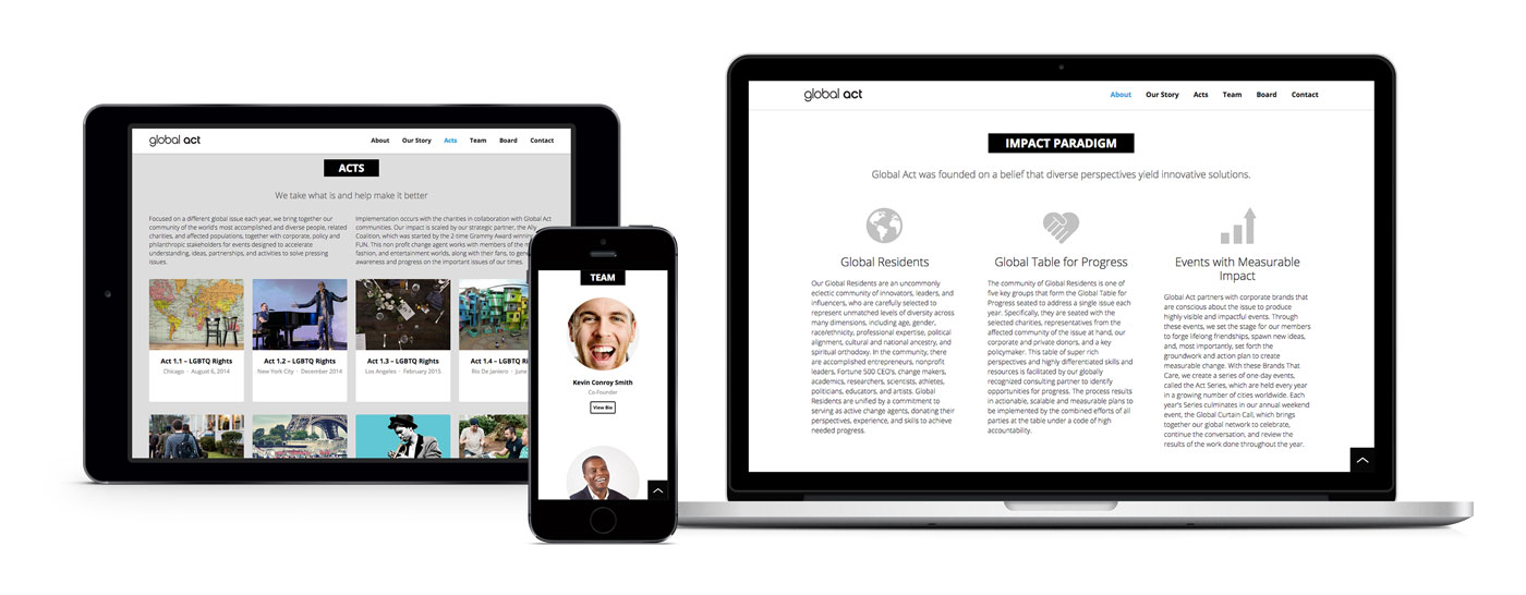 Global Act Website
