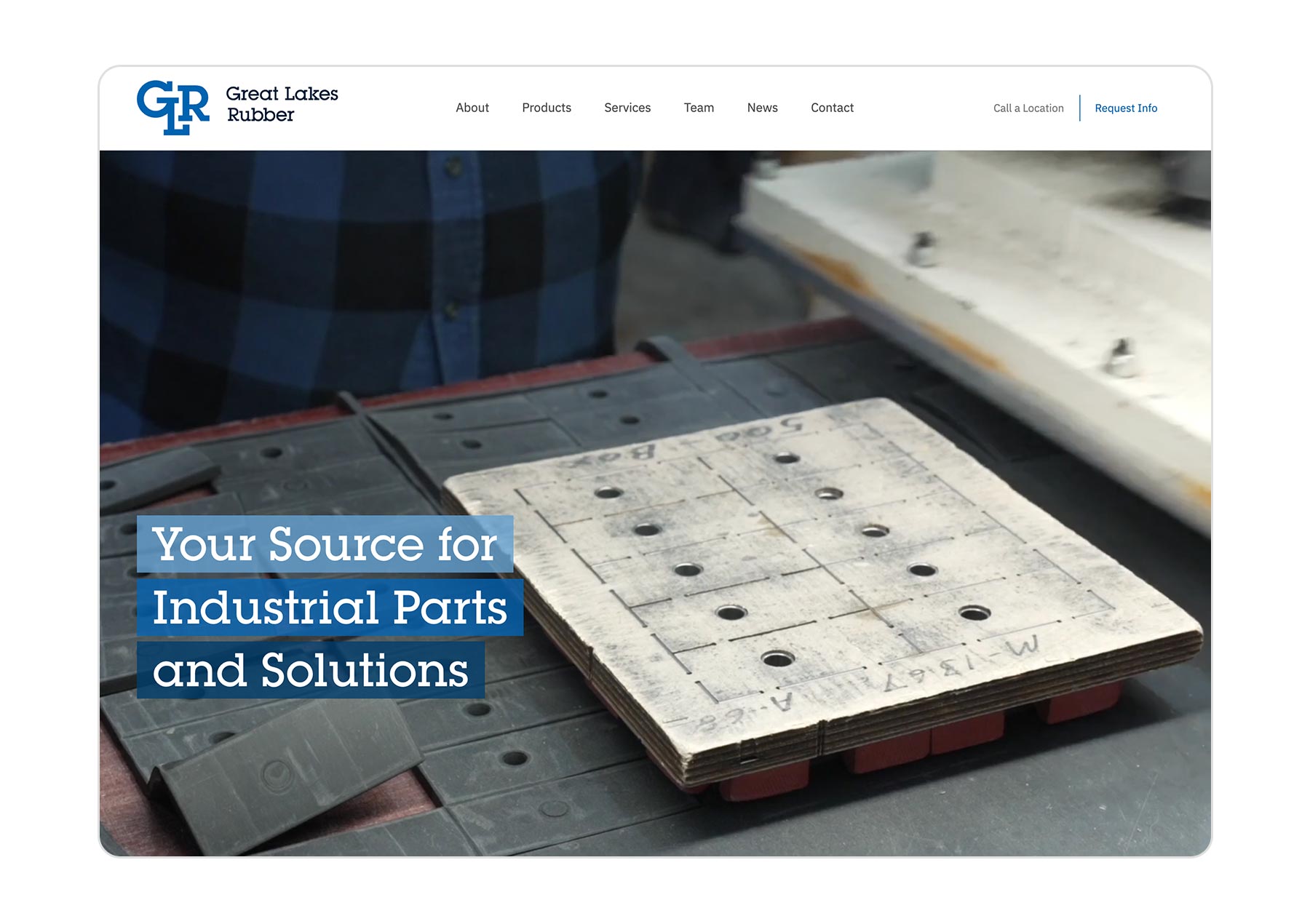 Great Lakes Rubber Website