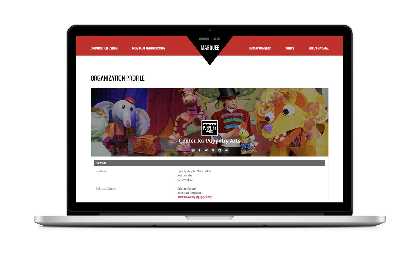 TYA Marquee Website