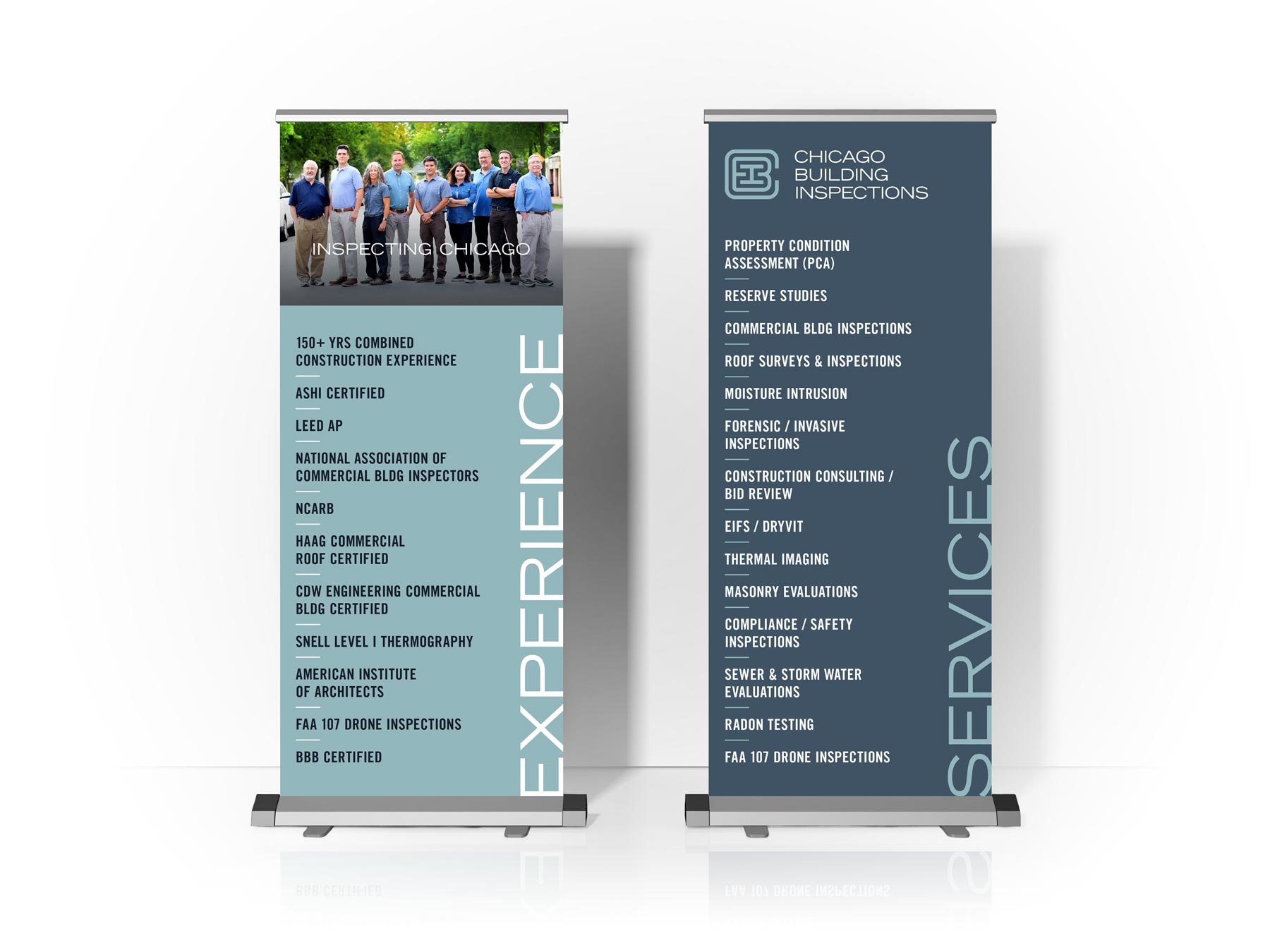 Chicago Building Inpsections Tradeshow Banners
